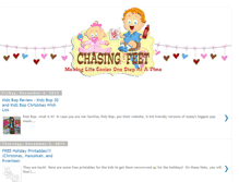 Tablet Screenshot of chasingtinyfeet.com